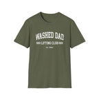 Washed Dad Lifting Club (White Text) T-Shirt
