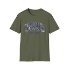 Washed Varsity Crackle Text T-Shirt