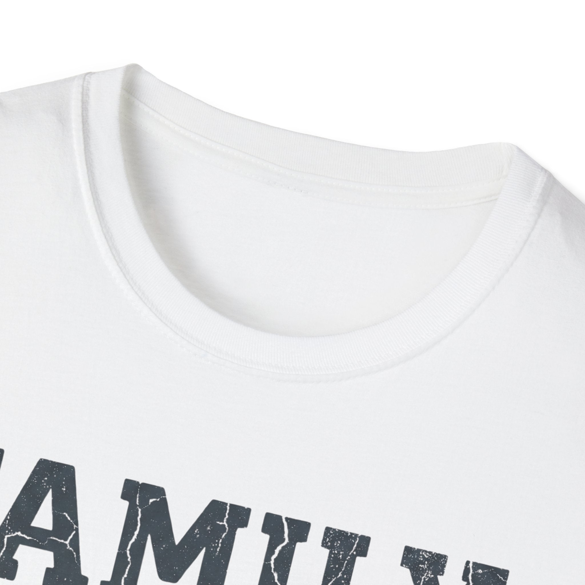 Family Faith Frequent Unexplainable Injuries Crackle Text T-Shirt