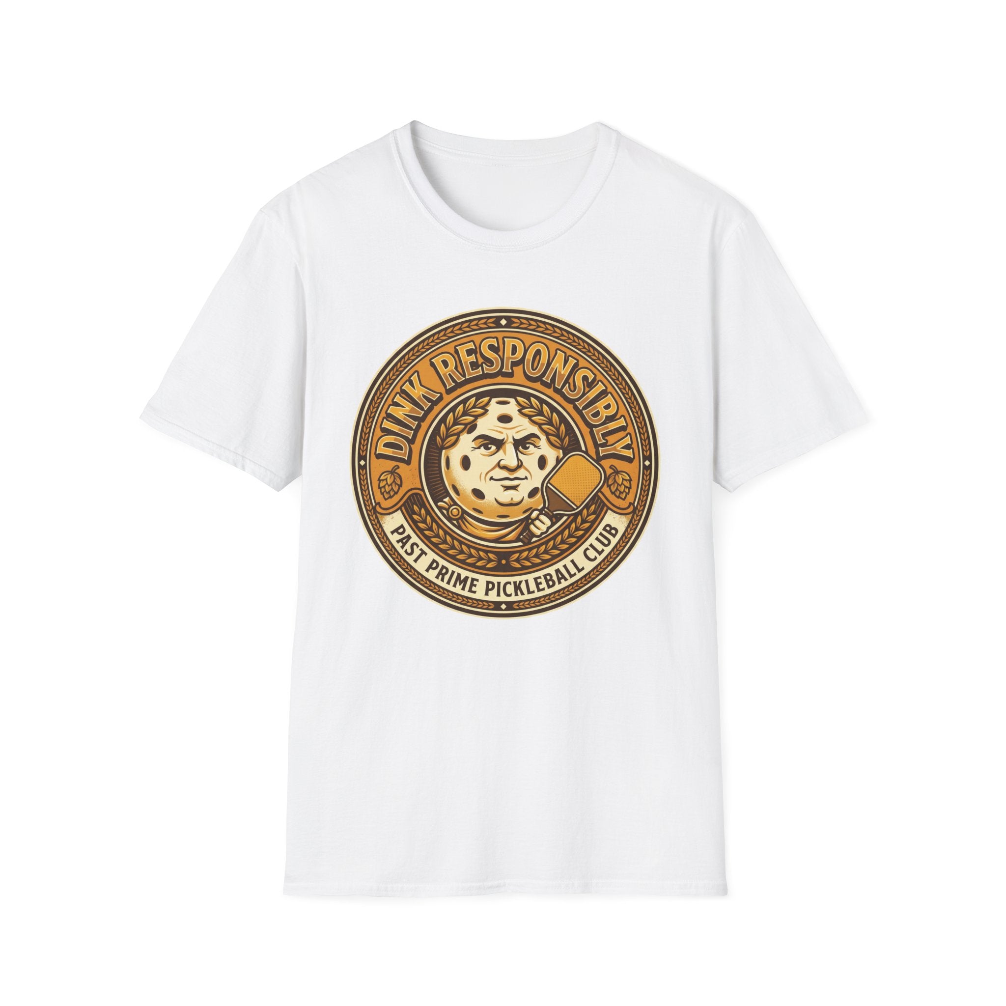 Dink Responsibly Ceaser Badge T-Shirt
