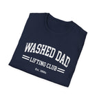 Washed Dad Lifting Club (White Text) T-Shirt