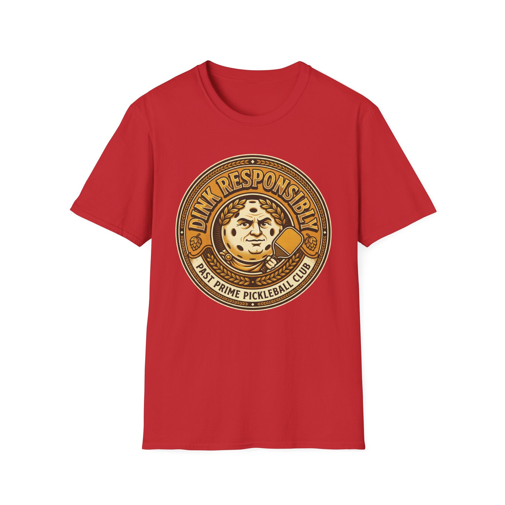 Dink Responsibly Ceaser Badge T-Shirt