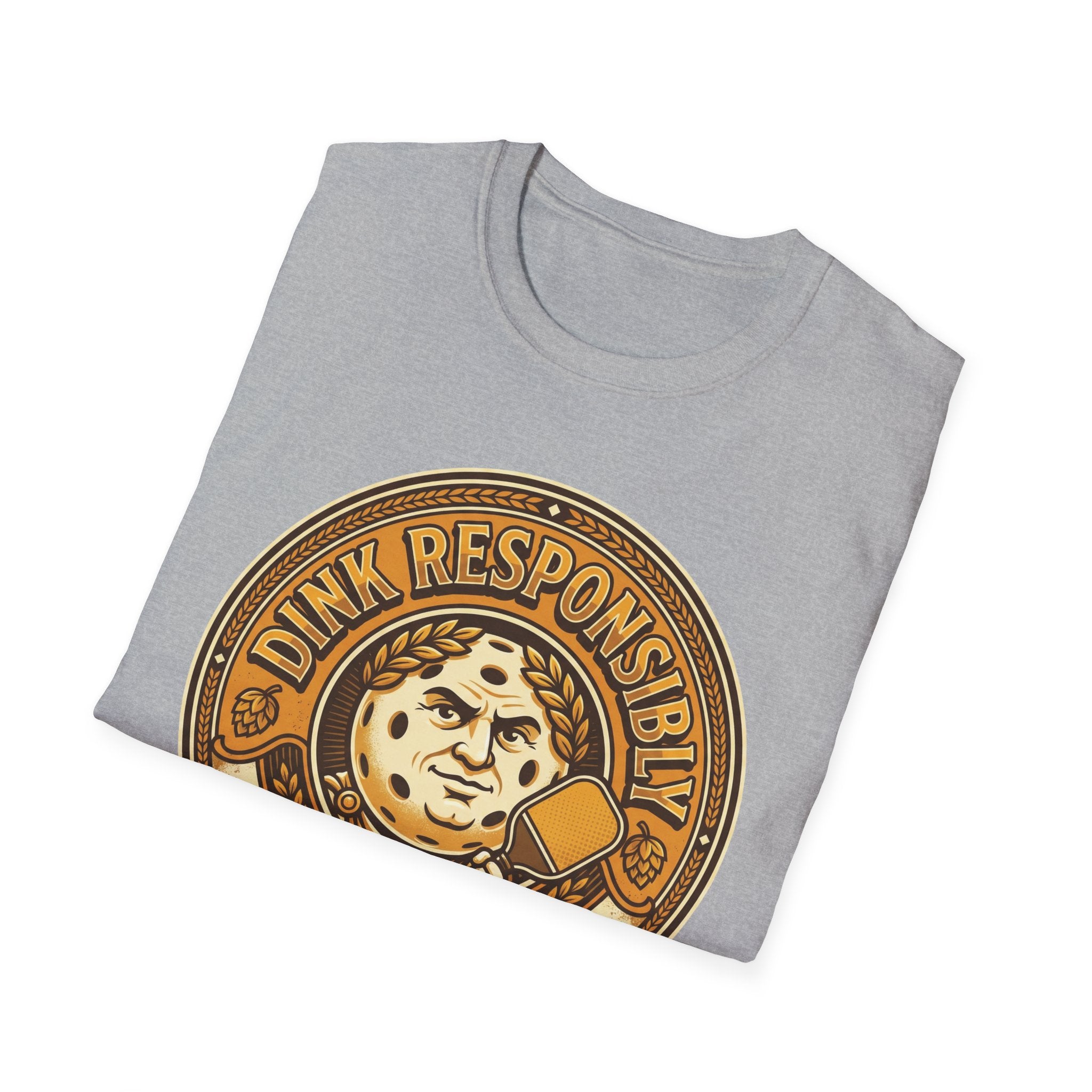 Dink Responsibly Ceaser Badge T-Shirt