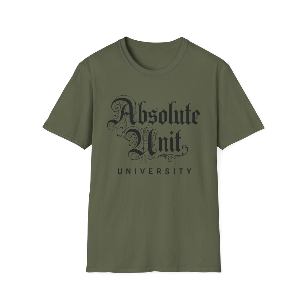 Absolute Unit University Script T-Shirt