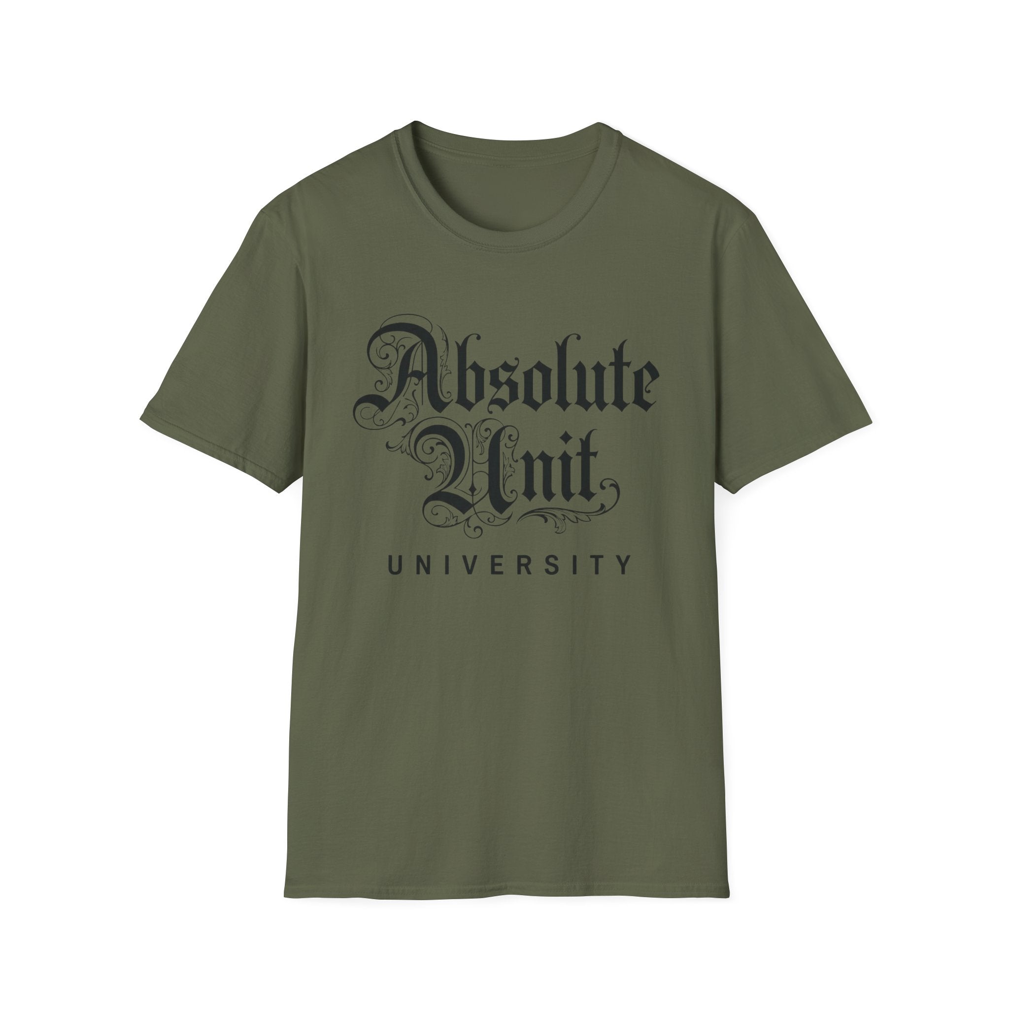 Absolute Unit University Script T-Shirt