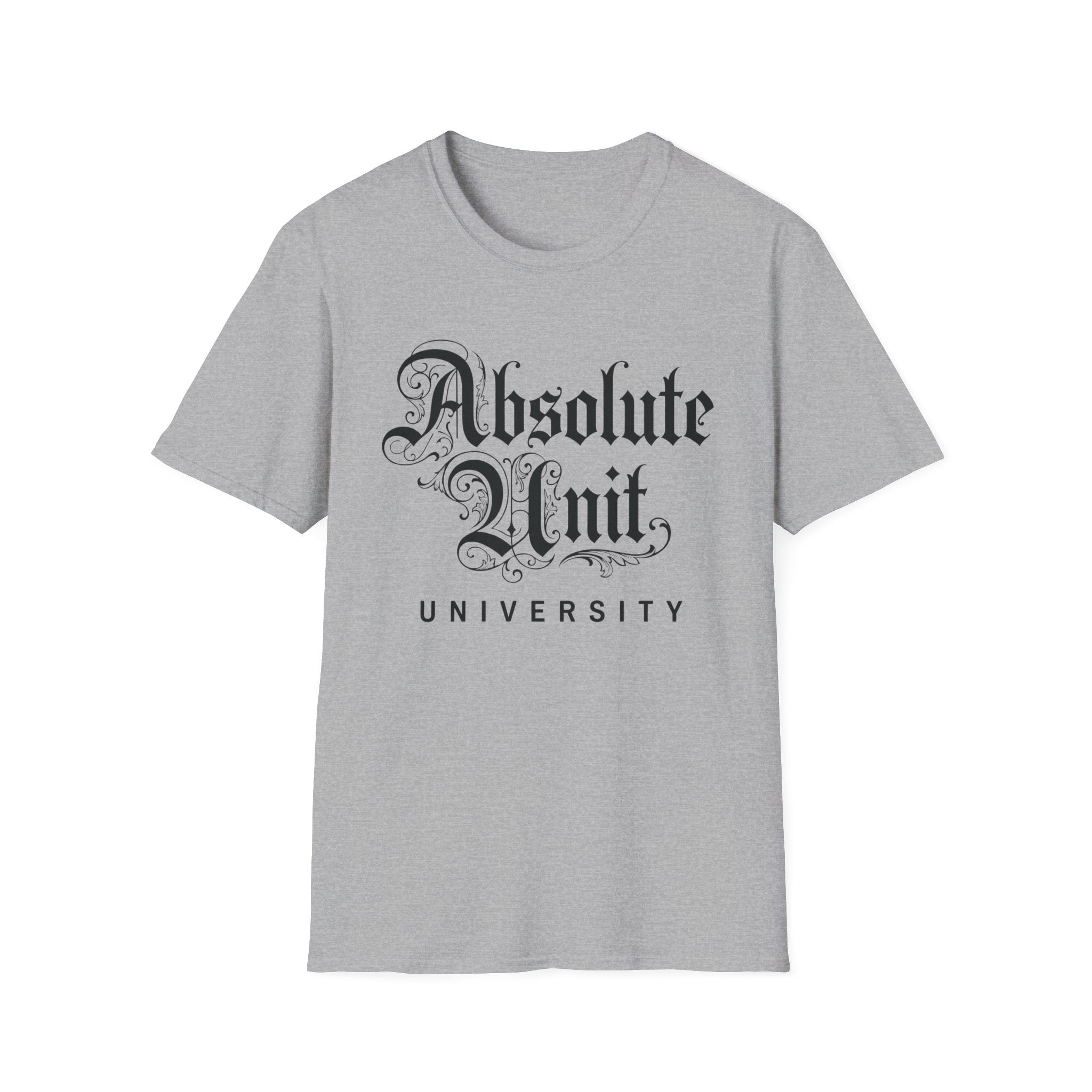 Absolute Unit University Script T-Shirt