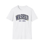 Washed Varsity Crackle Text T-Shirt