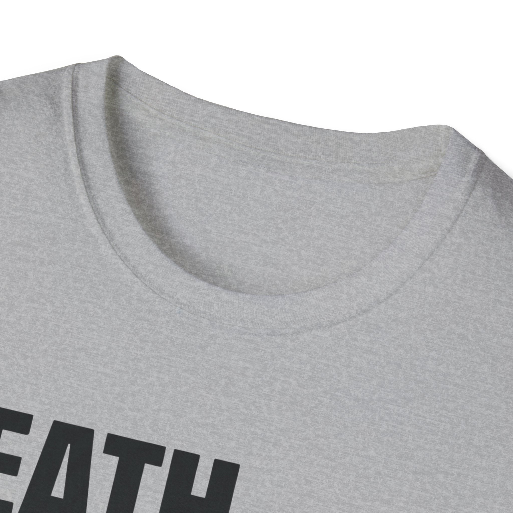 Death Taxes Back Pain Block Text T-Shirt