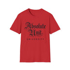 Absolute Unit University Script T-Shirt