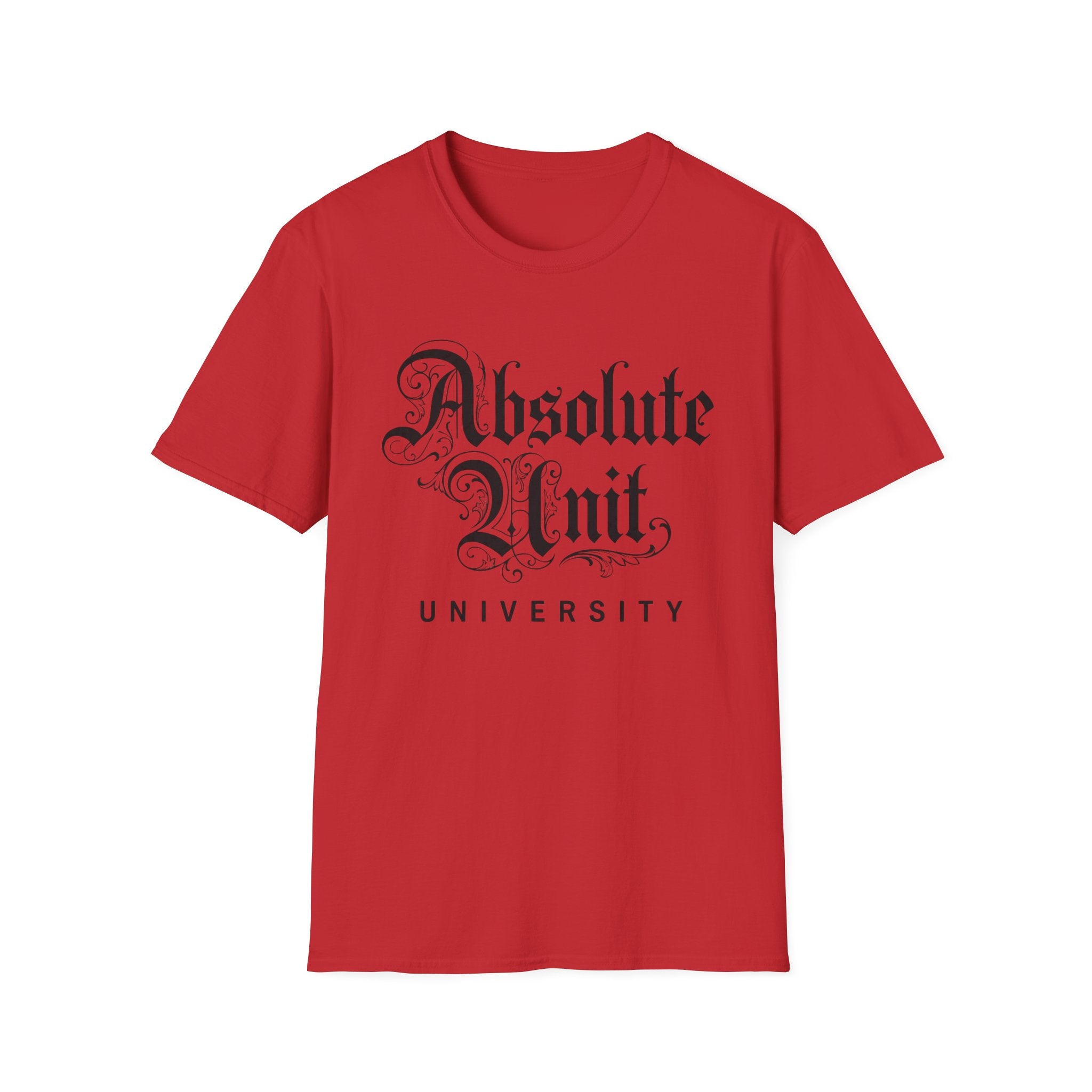 Absolute Unit University Script T-Shirt