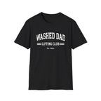 Washed Dad Lifting Club (White Text) T-Shirt