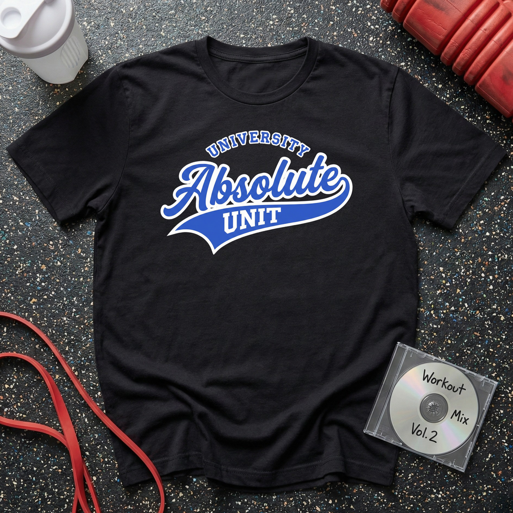 Absolute Unit Vintage Text T-Shirt