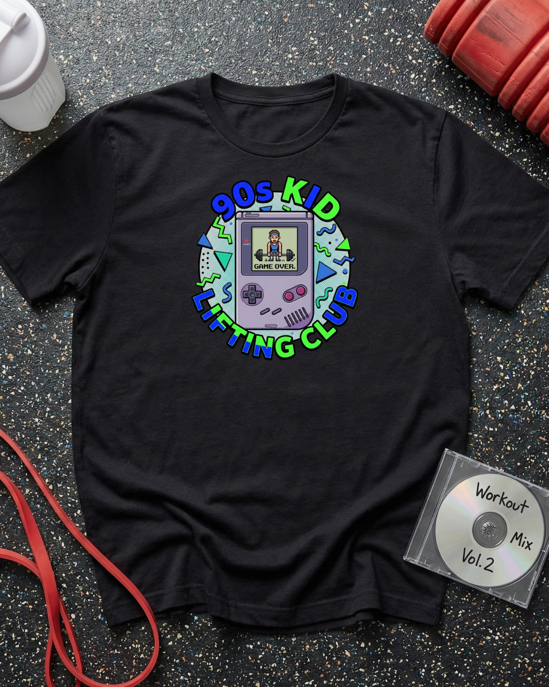 90s Kid Lifting (Game) T-Shirt