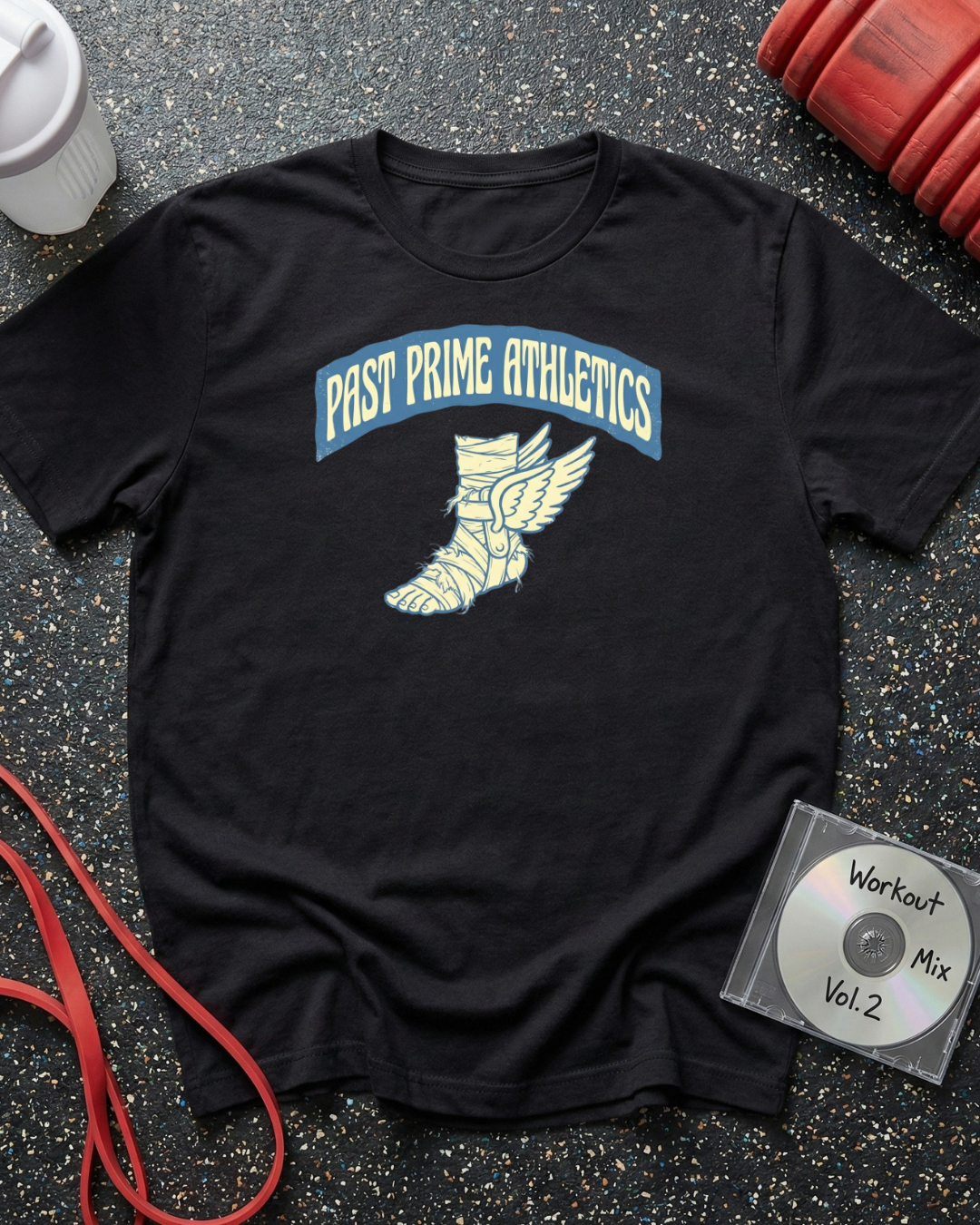 Past Prime Athletics (70s Text) T-Shirt