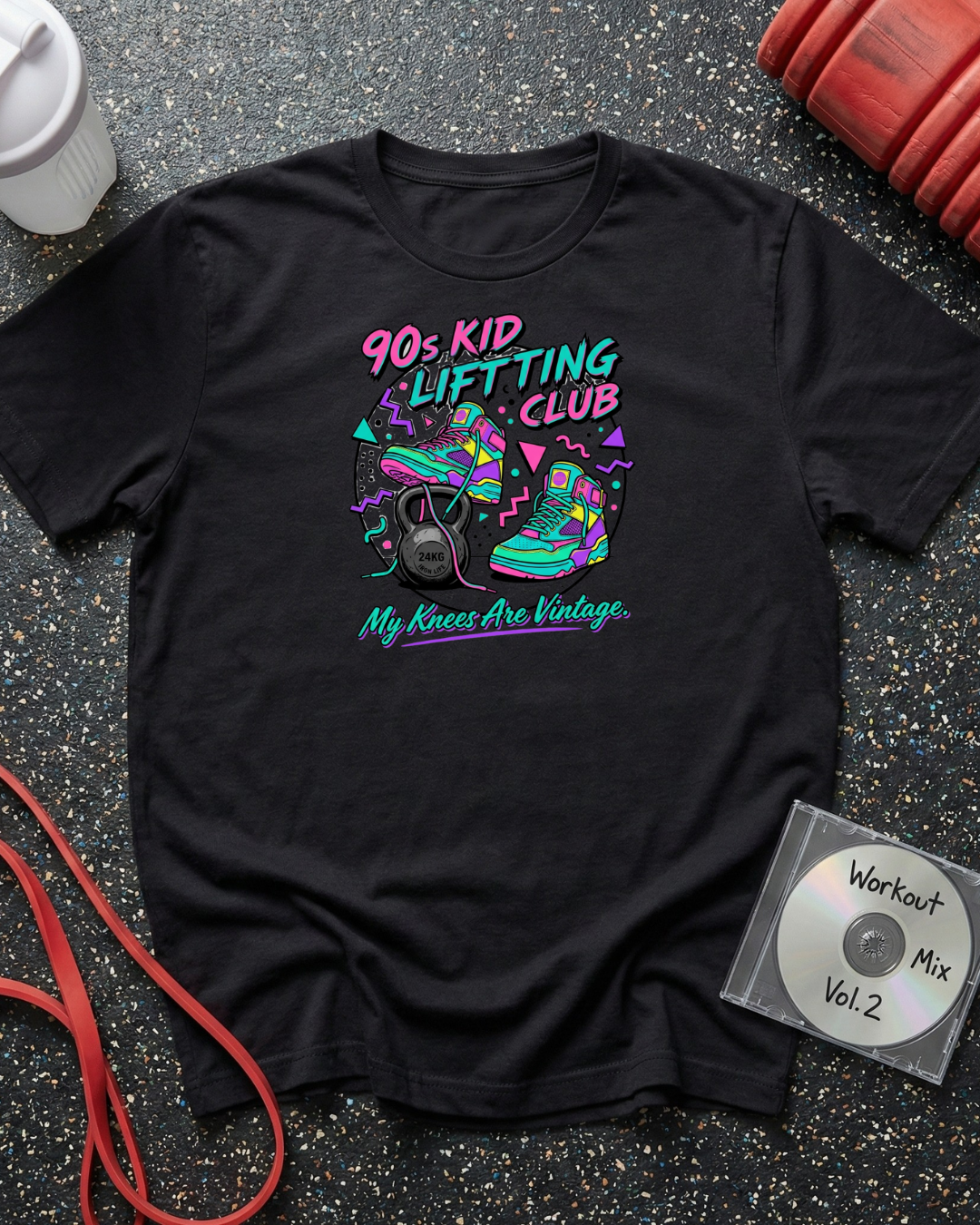 90s Kid Lifting (Kettlebell) T-Shirt
