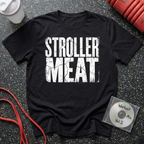 Stroller Meat Block Letter Cracked