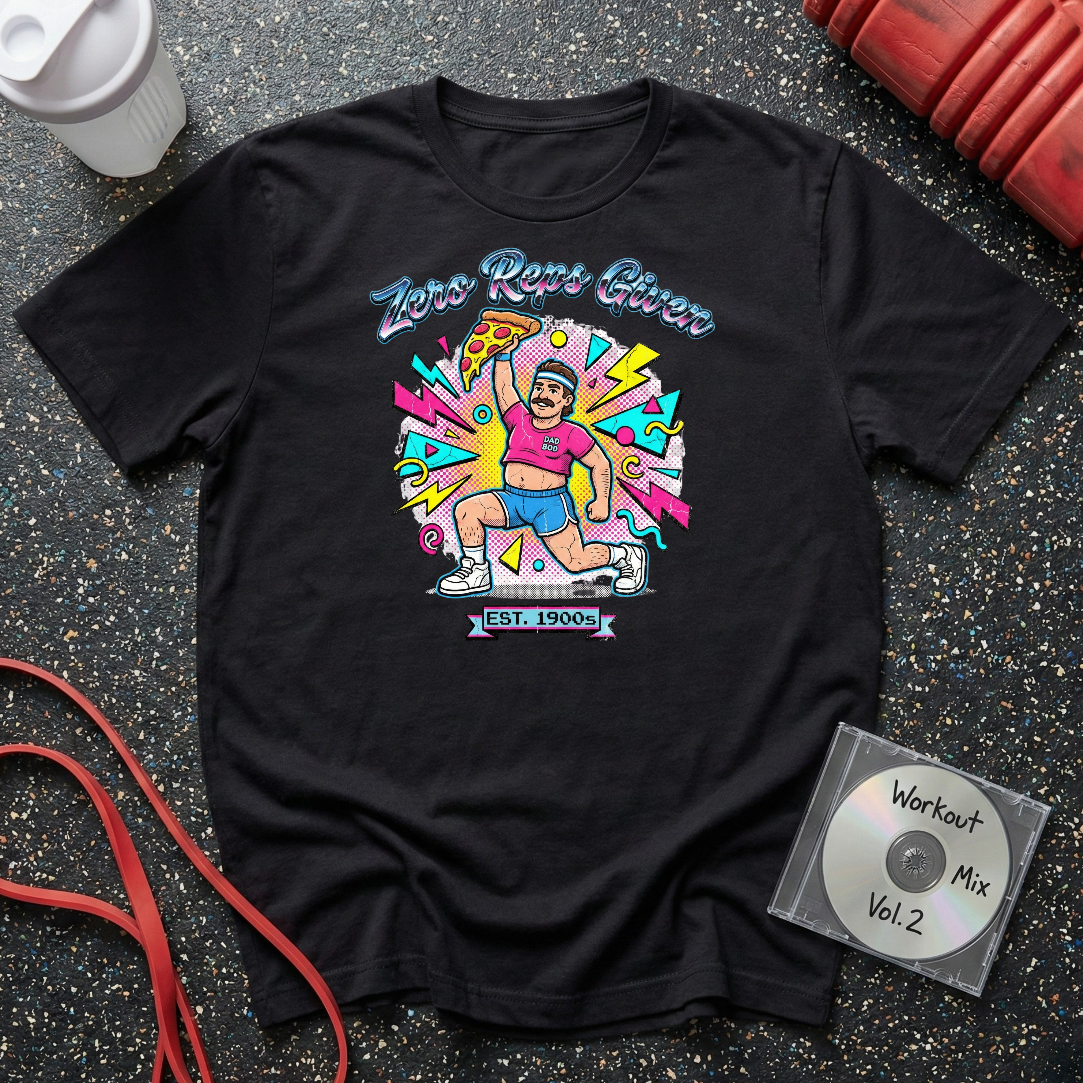 Zero Reps Given Retro T-Shirt