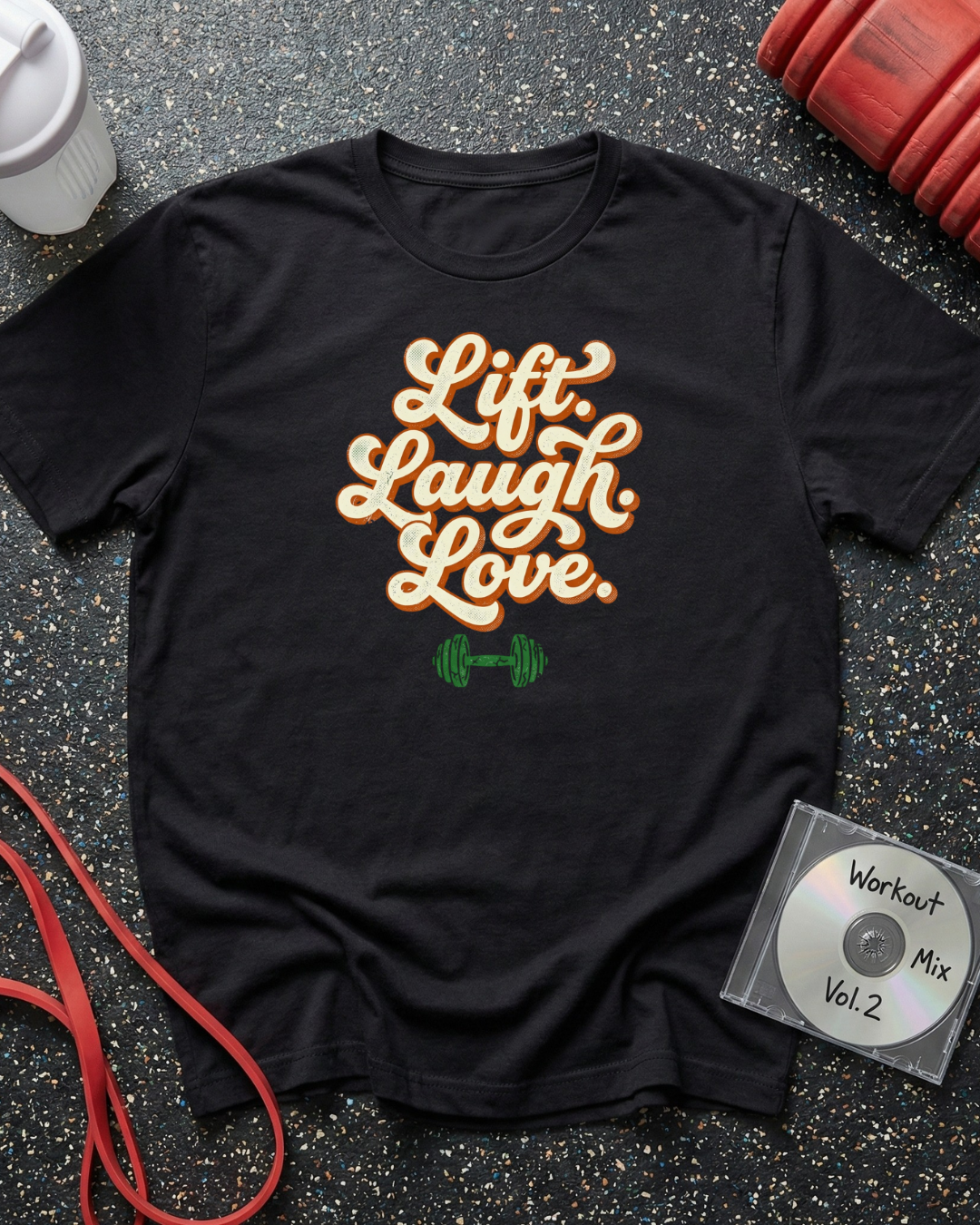 Lift Laugh Love Groovy T-Shirt