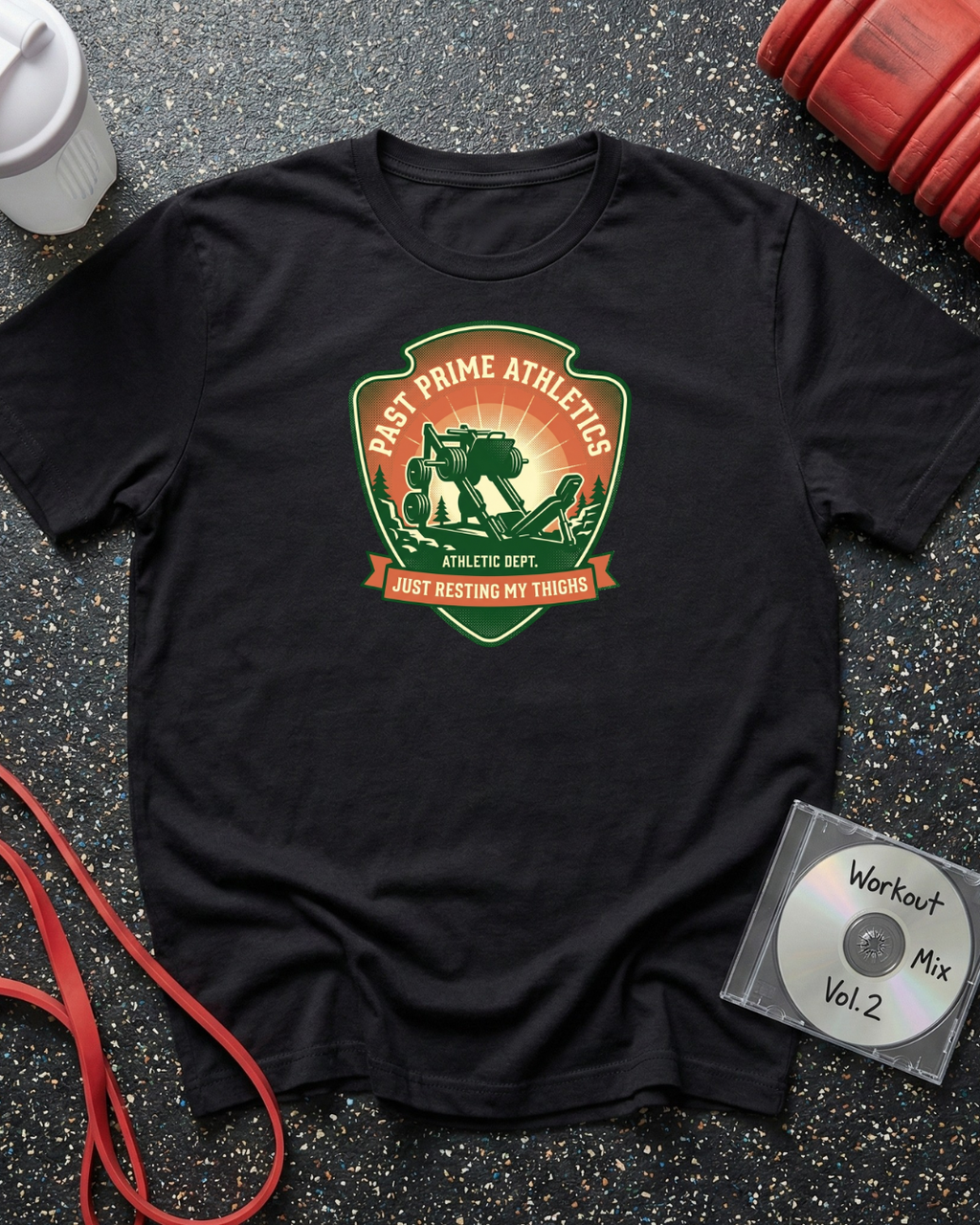 Resting My Thighs (Badge) T-Shirt