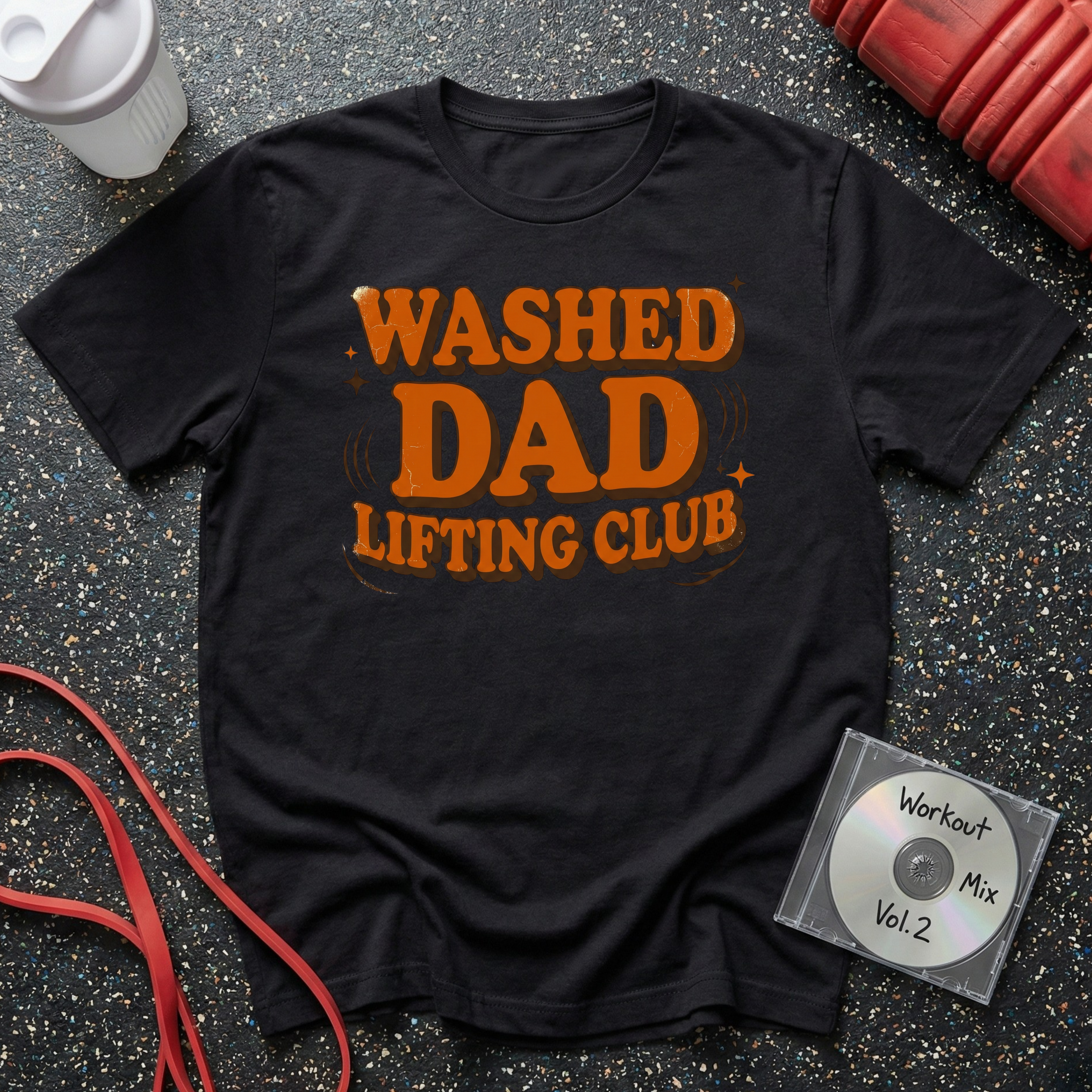 Washed Dad Lifting Club (Groovy) T-Shirt