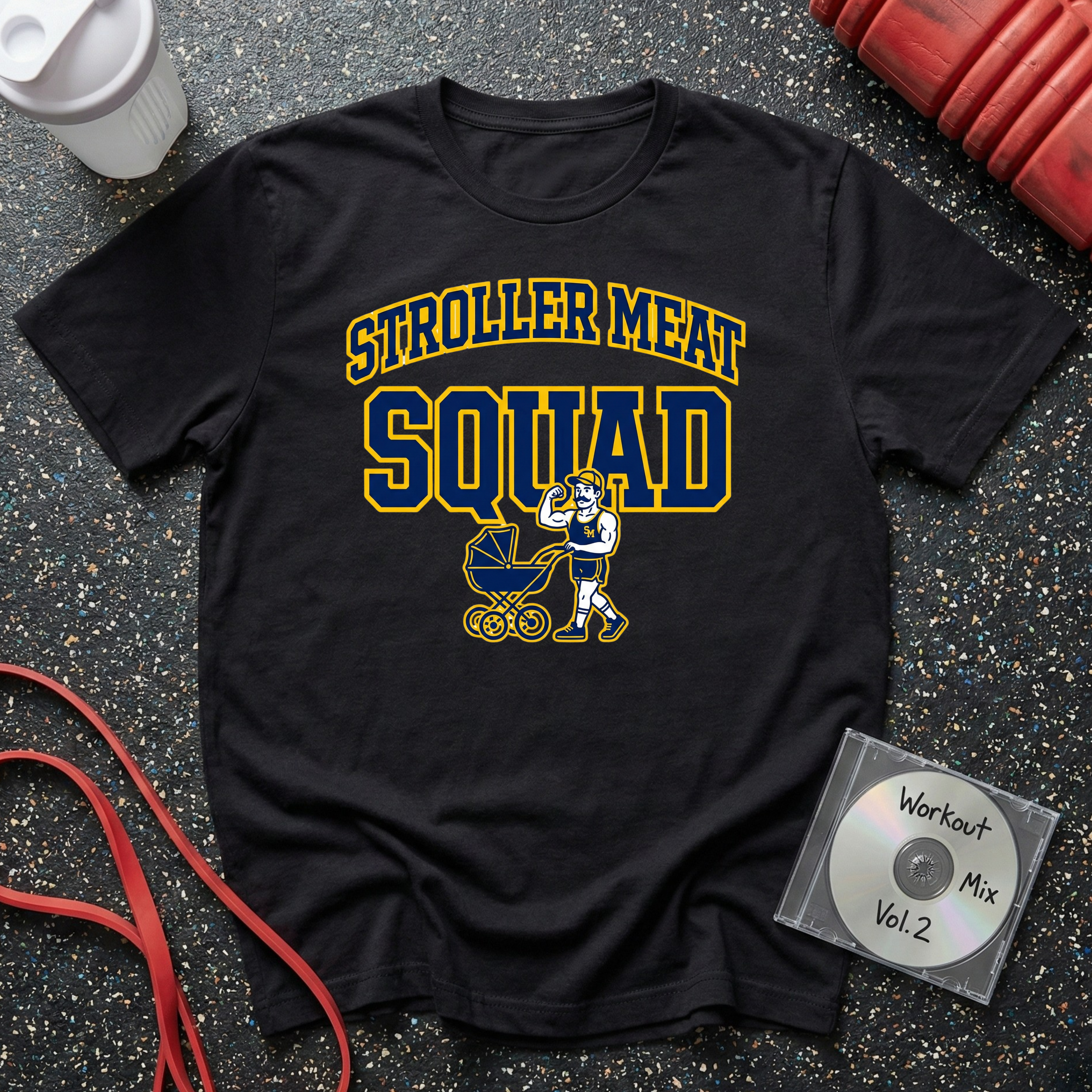 Stroller Meat Squad Vintage with Graphic T-Shirt