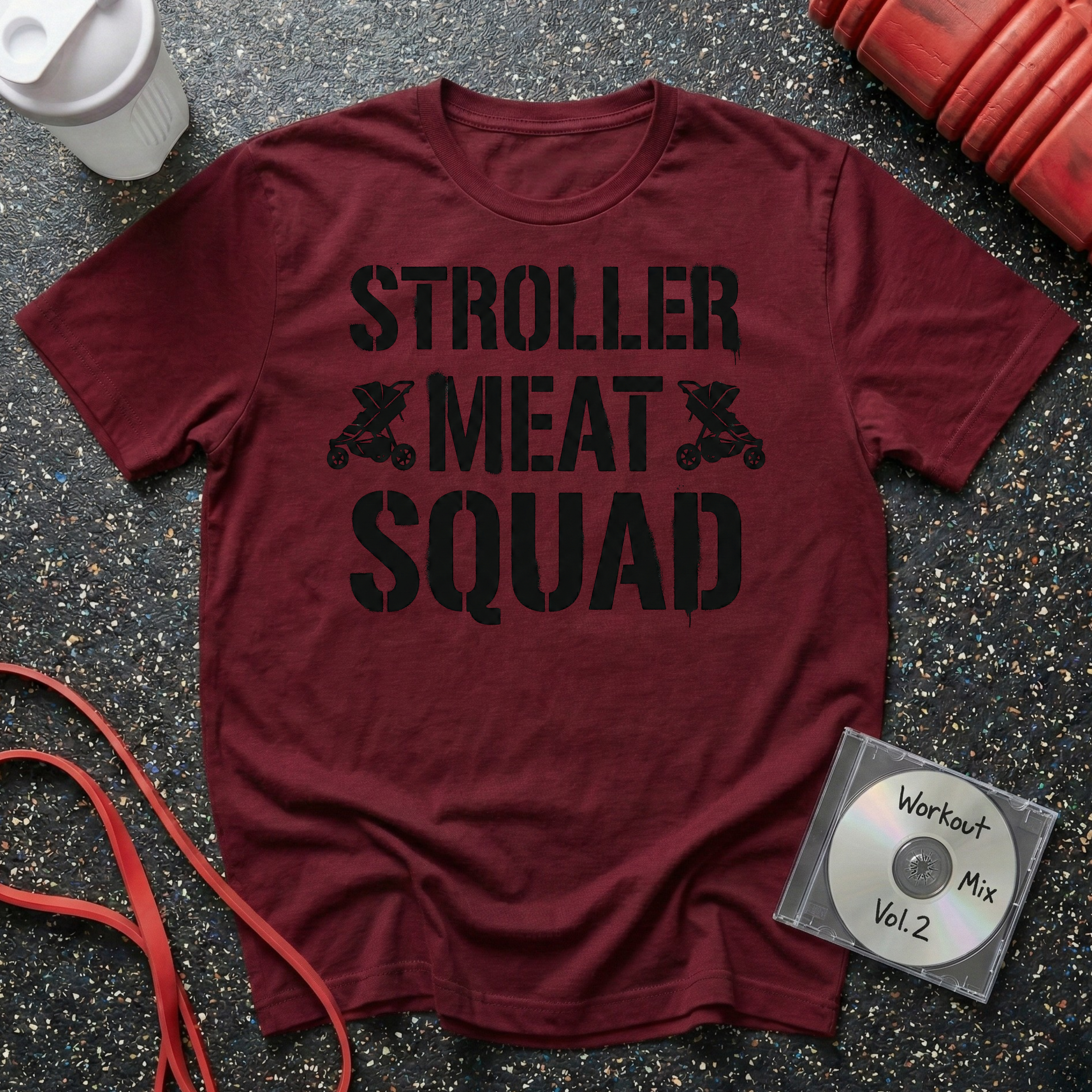 Stroller Meat Squad Small Graphics T-Shirt