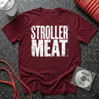 Stroller Meat Block Letter Cracked