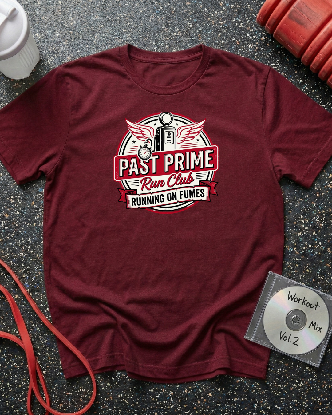 Run Club Gas Pump Badge T-Shirt