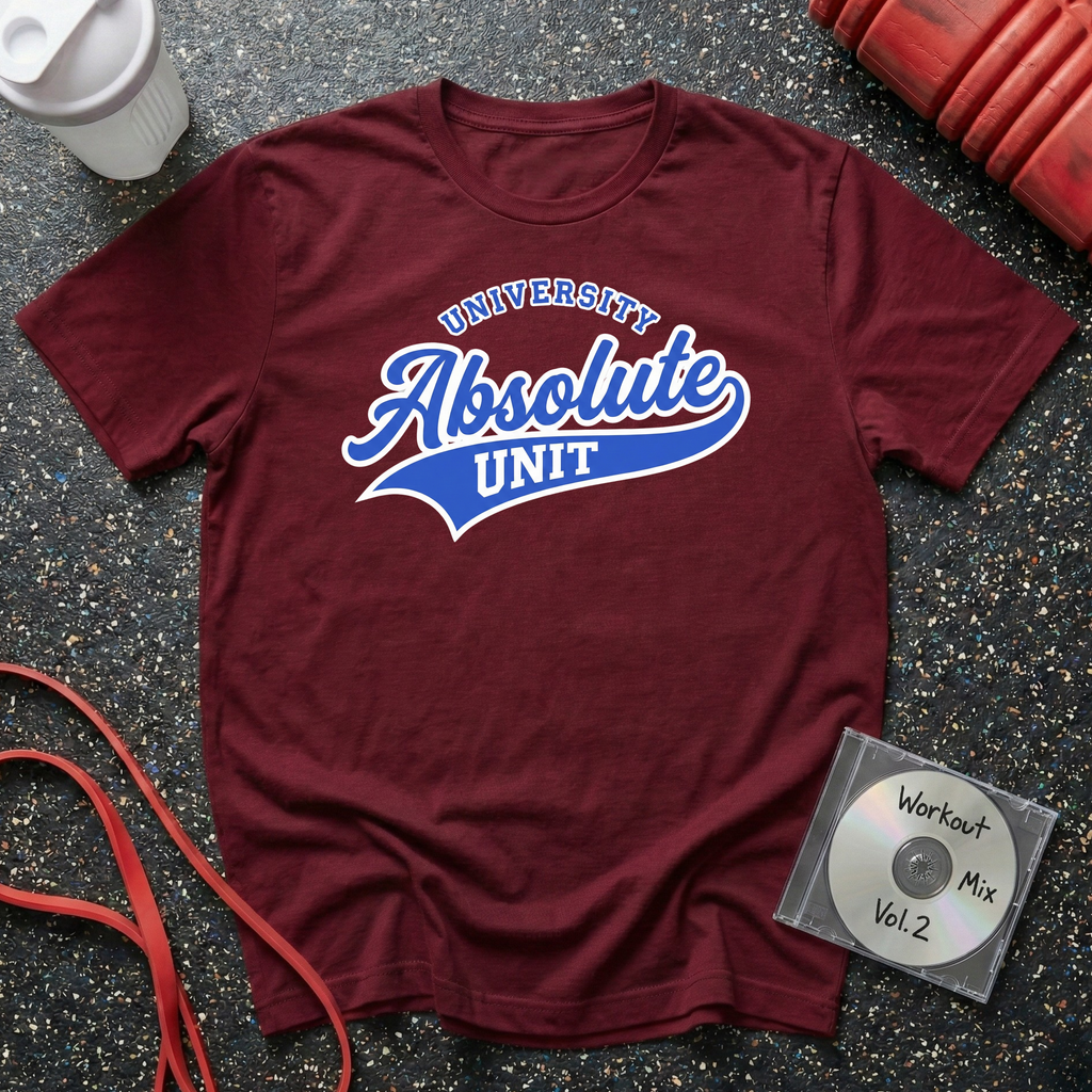 Absolute Unit Vintage Text T-Shirt