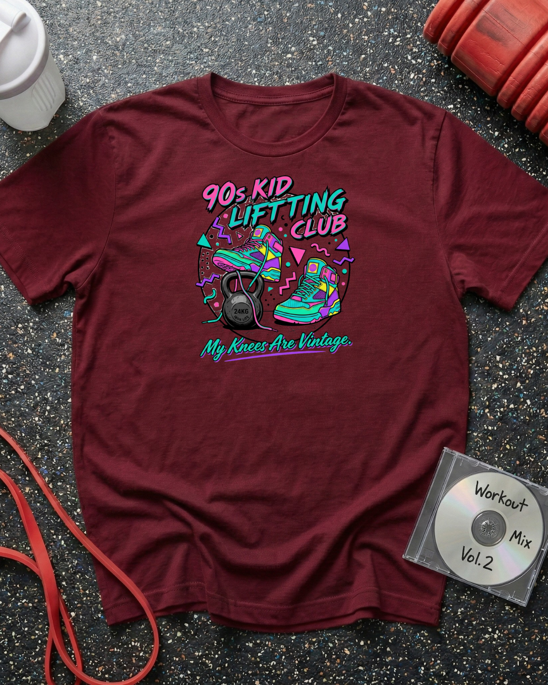 90s Kid Lifting (Kettlebell) T-Shirt