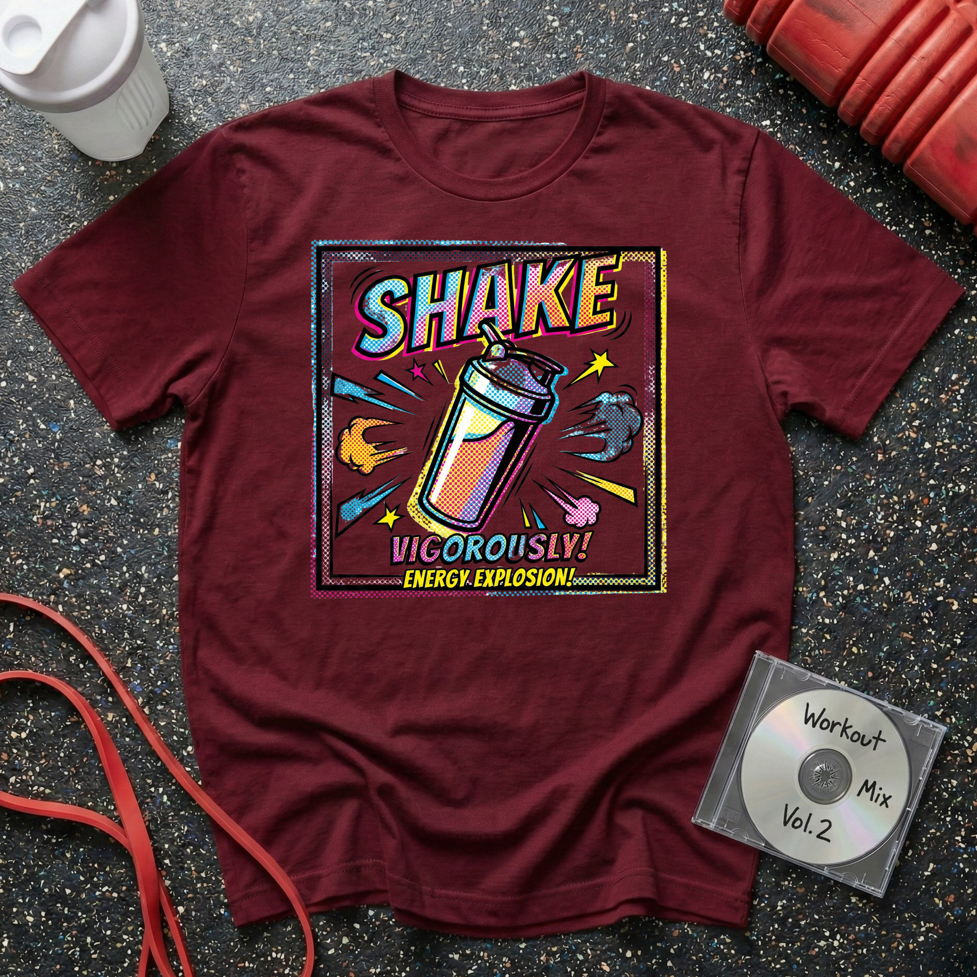 Wake and Shake Pop Art T-Shirt