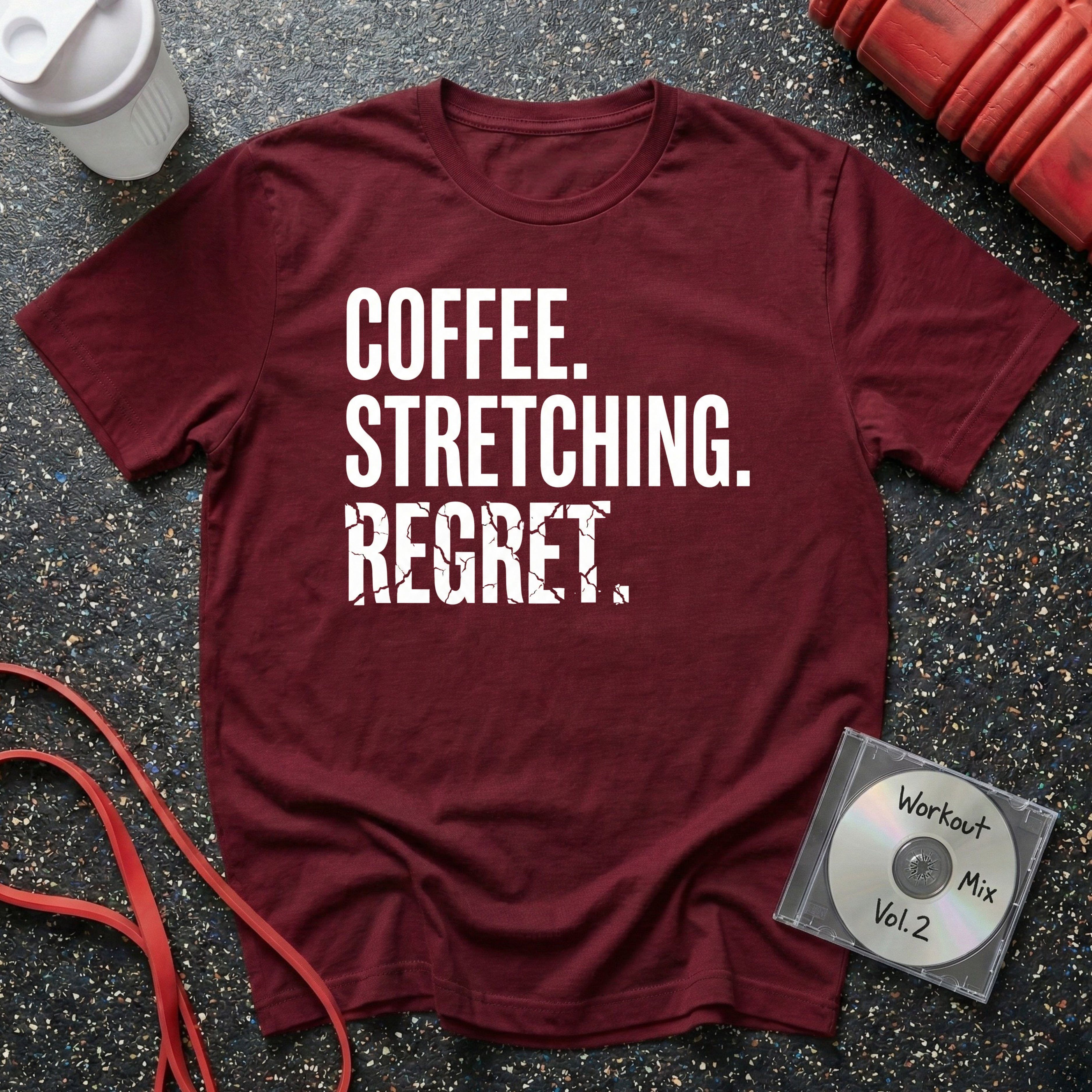 Coffee Stretching Regret T-Shirt