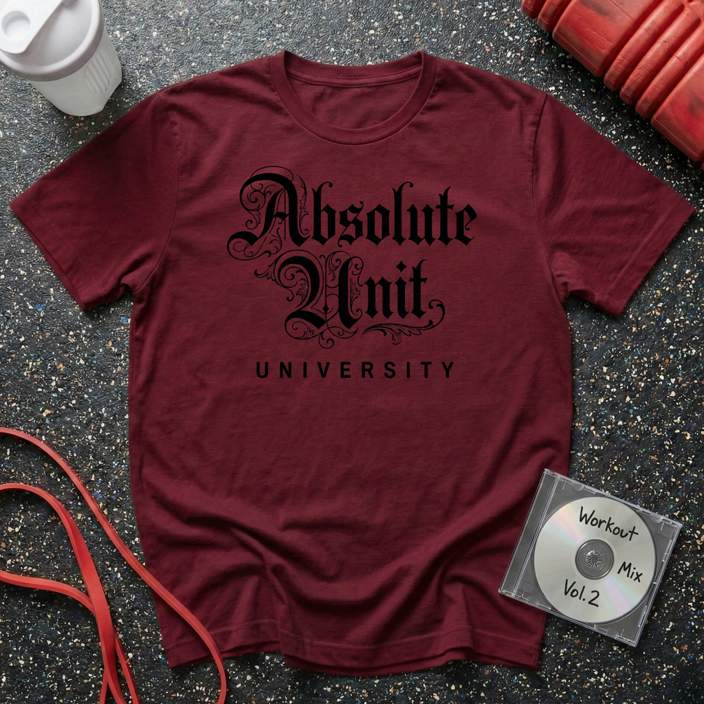 Absolute Unit University Script T-Shirt
