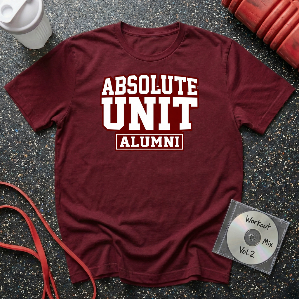 Absolute Unit Alumni Maroon T-Shirt