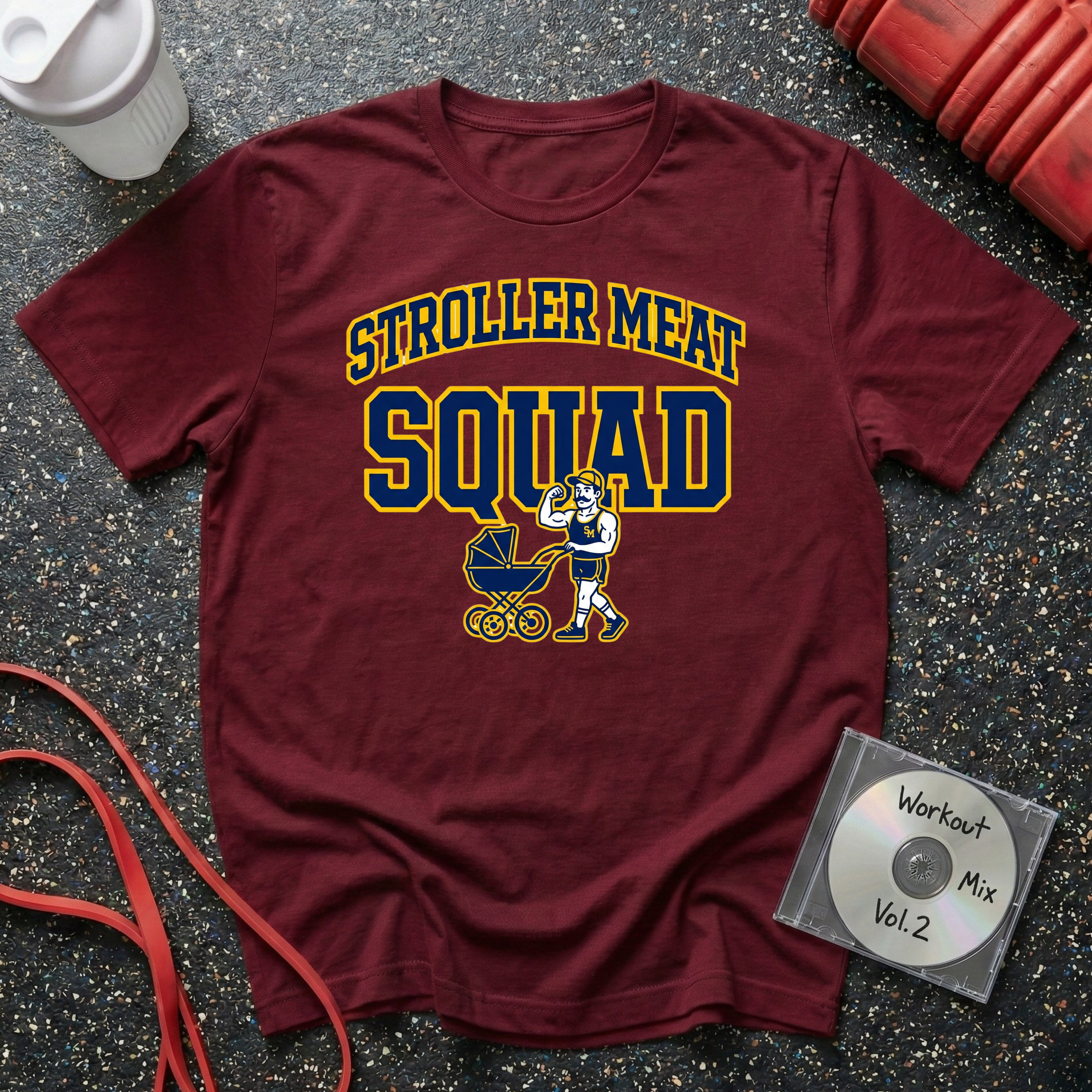 Stroller Meat Squad Vintage with Graphic T-Shirt