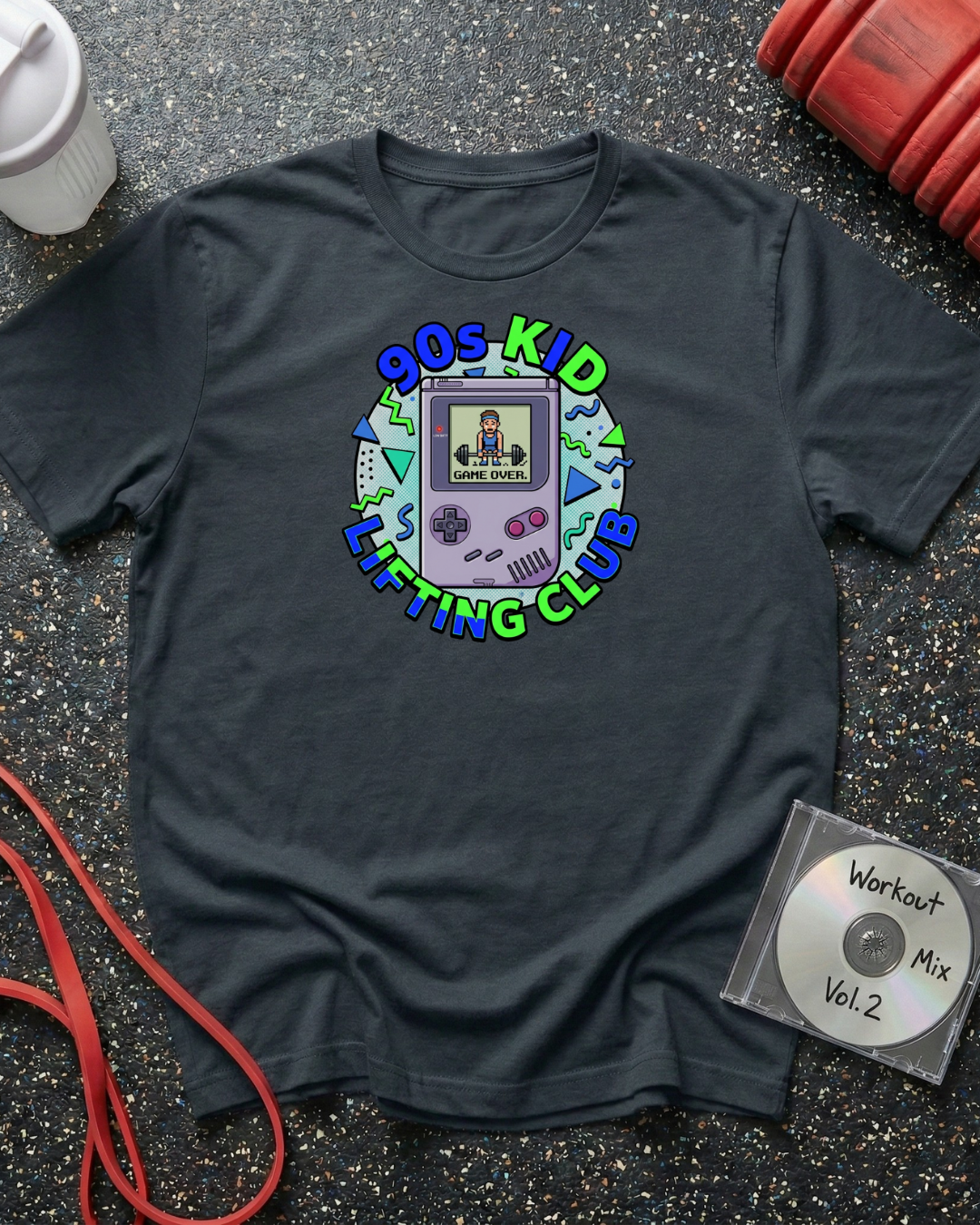 90s Kid Lifting (Game) T-Shirt