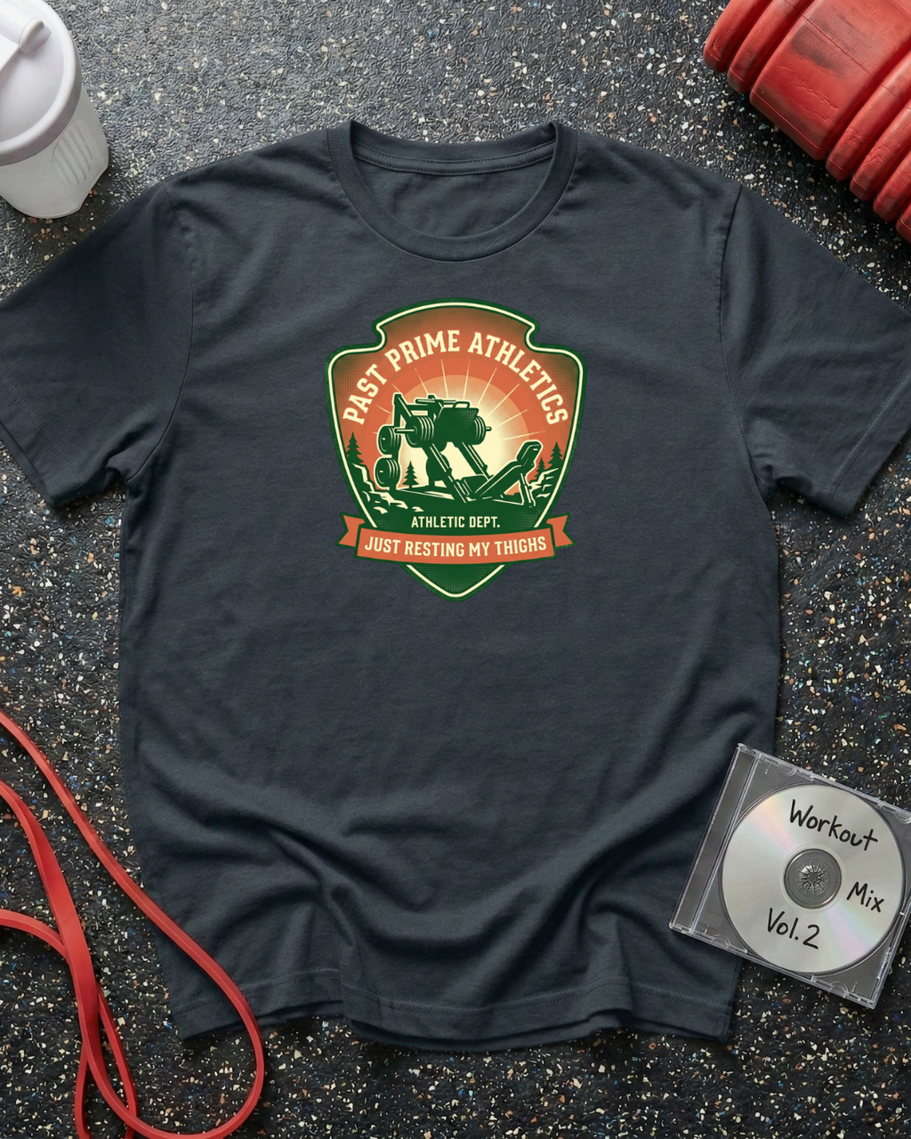 Resting My Thighs (Badge) T-Shirt