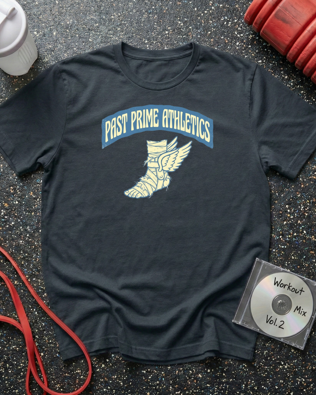Past Prime Athletics (70s Text) T-Shirt