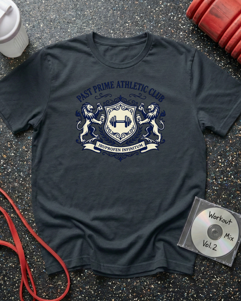 Past Prime Athletic Club Lion Crest T-Shirt