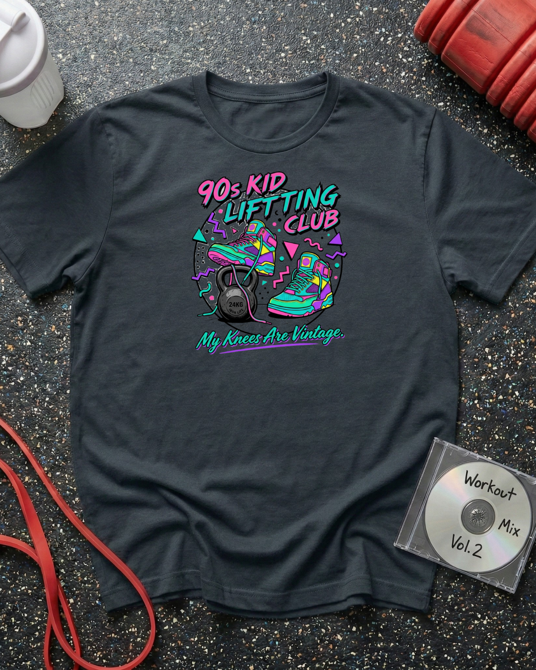 90s Kid Lifting (Kettlebell) T-Shirt