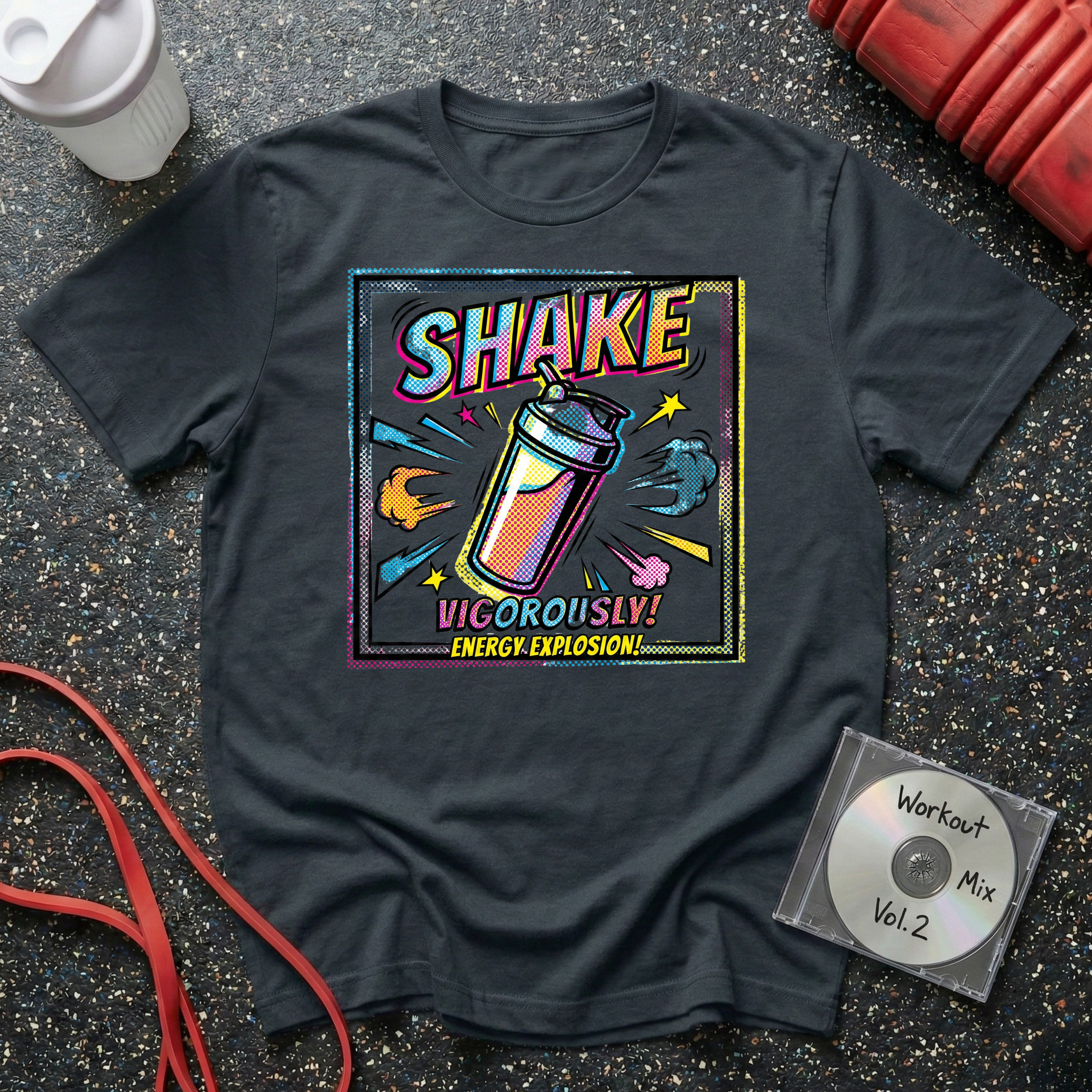 Wake and Shake Pop Art T-Shirt