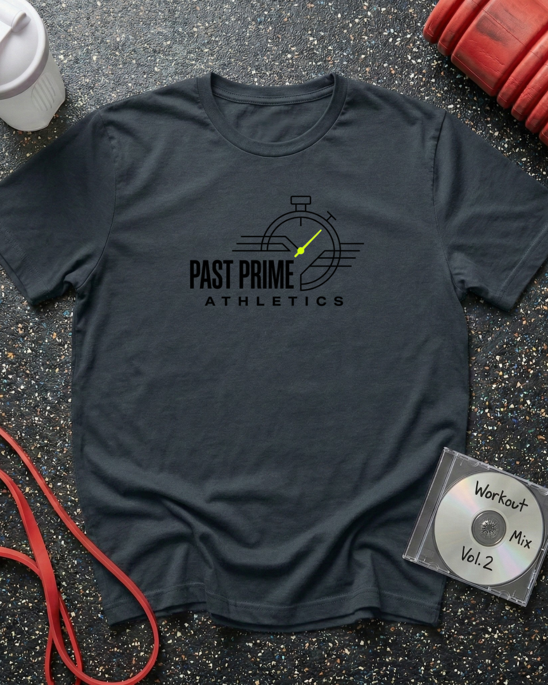 Past Prime Athletics (Stopwatch) T-Shirt