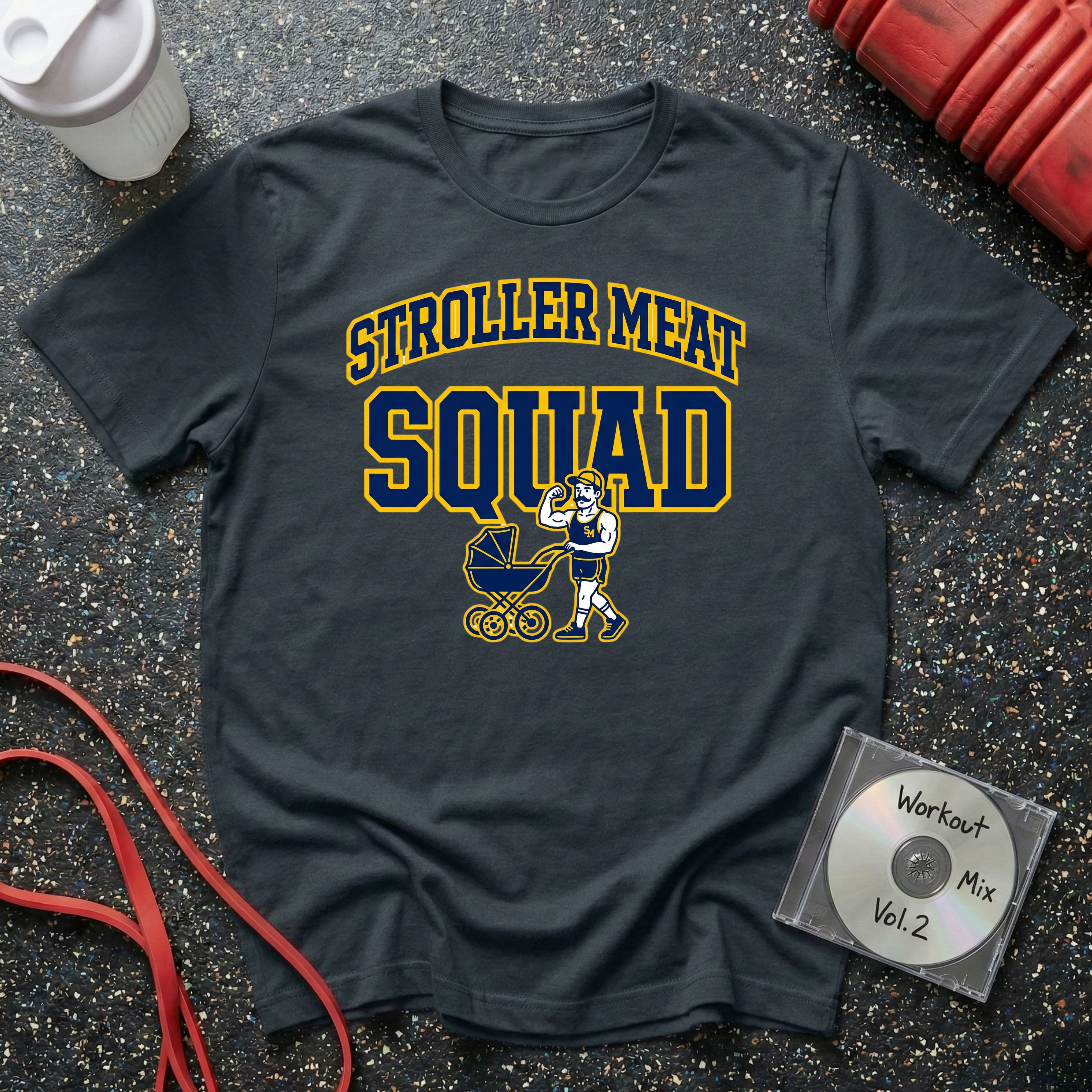 Stroller Meat Squad Vintage with Graphic T-Shirt