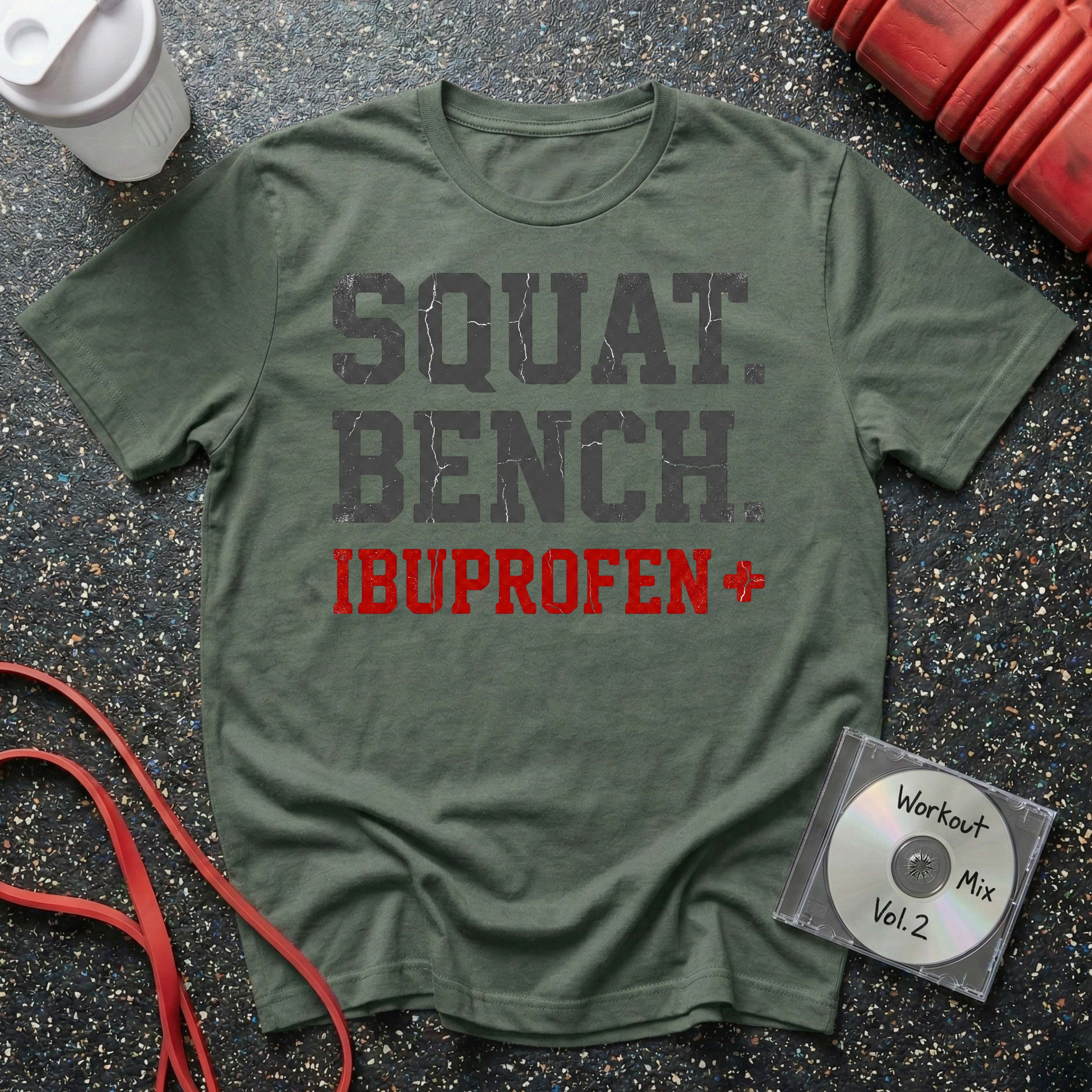 Squat Bench Ibuprofen T-Shirt