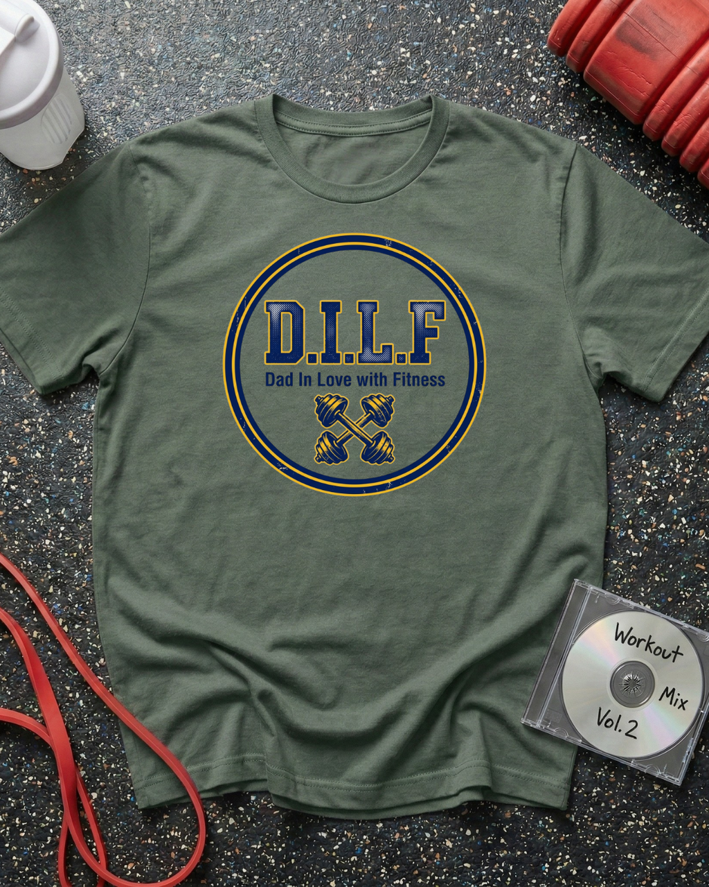 Dad In Love with Fitness T-Shirt