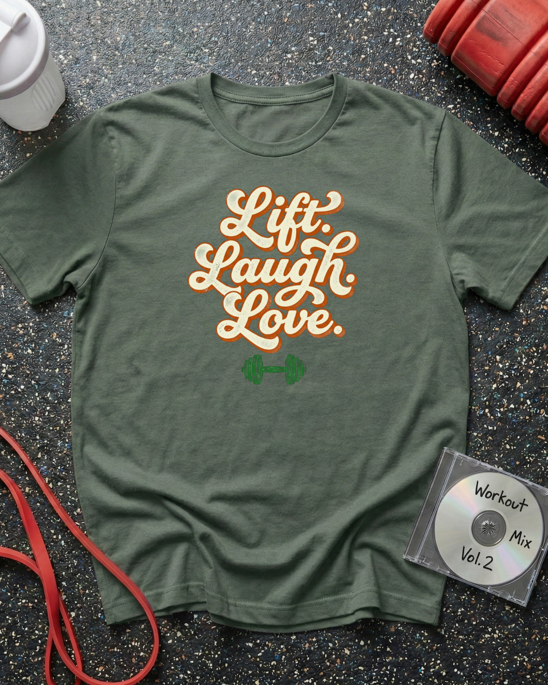 Lift Laugh Love Groovy T-Shirt
