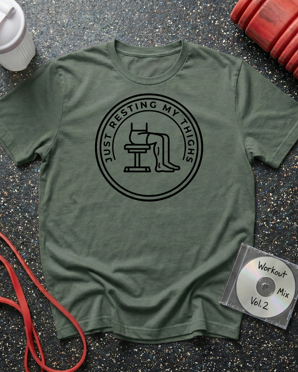 Resting My Thighs (Outline) T-Shirt