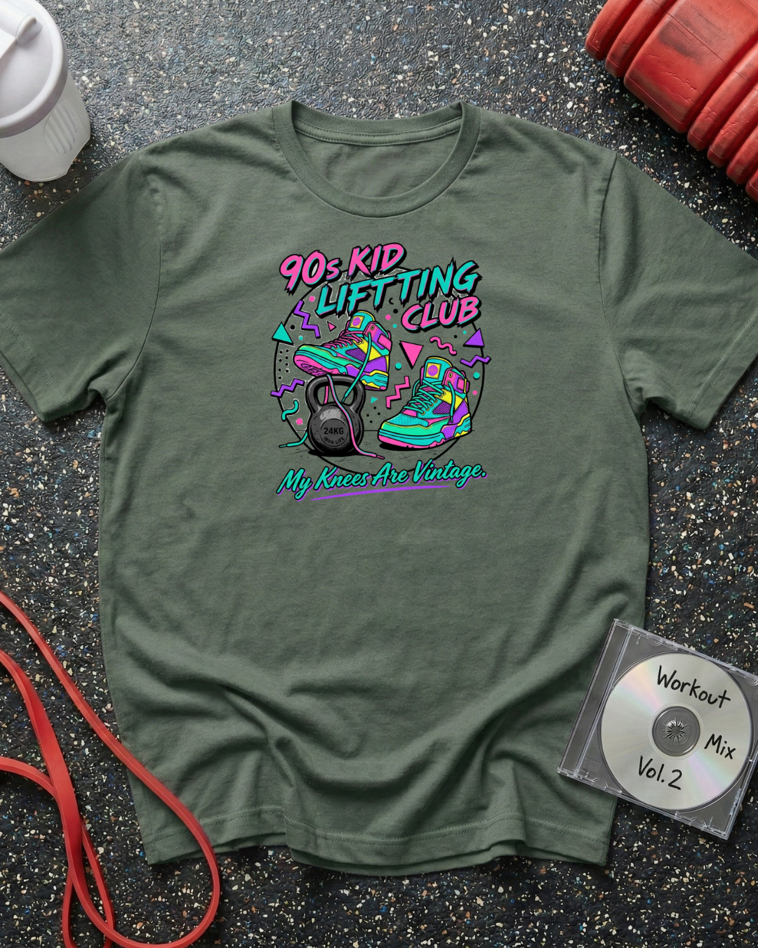 90s Kid Lifting (Kettlebell) T-Shirt