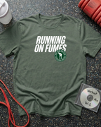 Running on Fumes Text T-Shirt