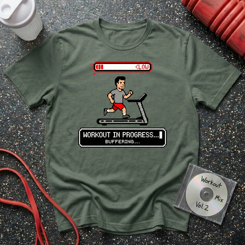 Workout In Progress 8-Bit T-Shirt
